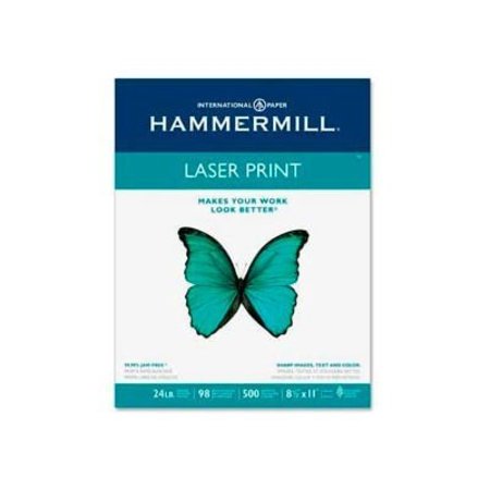 HAMMERMILL Laser Paper -  HAM - White - 8-1/2 x 11 - 24 lb. - 500 Sheets/Ream 104604